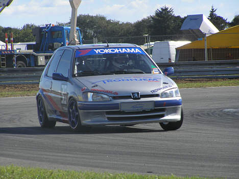 Bent Tronhjem er til Grand Prix Danmark atter tilbage i sin gamle Peugeot 106.